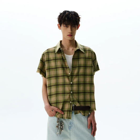 RT No. 40518 PLAID BARN SHORT SLEEVE SHIRT