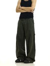 RT No. 11188 GRAY WORKWEAR CASUAL BAGGY PANTS