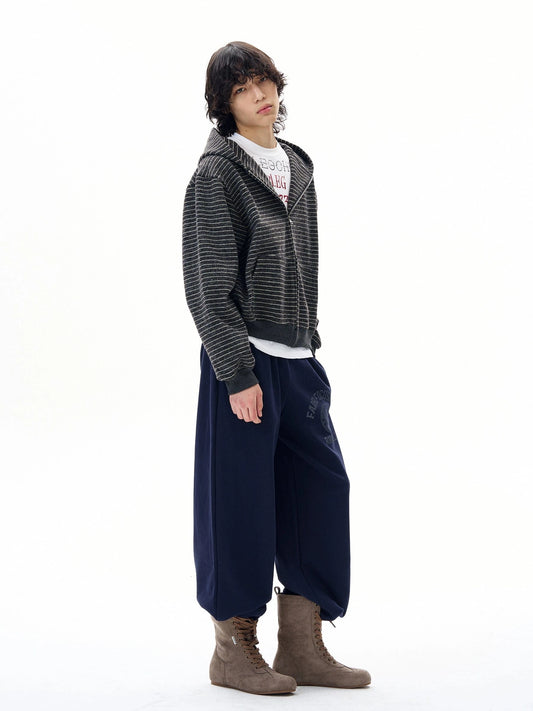 RT No. 31022 GRAPHIC BAGGY STRAIGHT SWEATPANTS