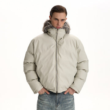 RT No. 59020 FUR COLLAR LEATHER JACKET