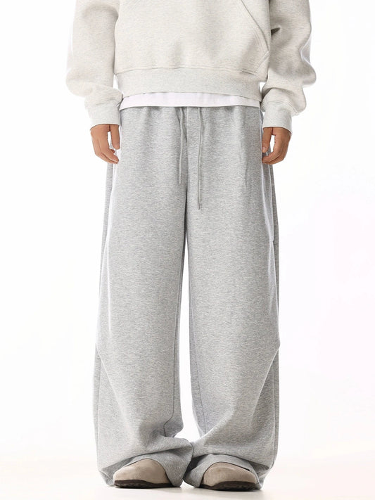 RT No. 19818 GRAY BAGGY STRAIGHT SWEATPANTS