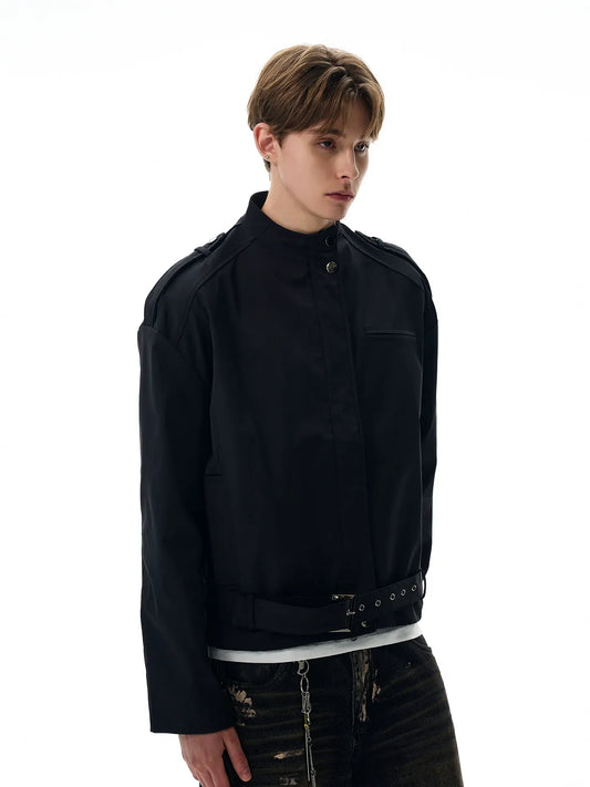 RT No. 40771 KAGE COLLAR ZIPPER JACKET