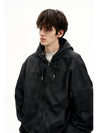 RT No. 50275 LEATHER HOODED JACKET
