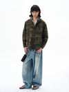RT No. 29048 WASHED DENIM BAGGY STRAIGHT JEANS