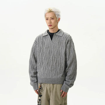 RT No. 50011 KNITWEAR V-NECK SWEATER