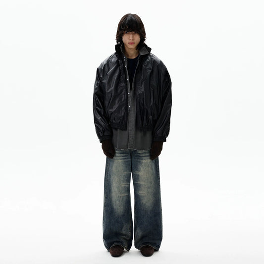 RT No. 50103 REVERSIBLE PLAID WINDBREAKER JACKET