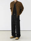 RT No. 11271 BLACK CARPENTER STRAIGHT PANTS