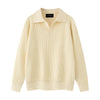 RT No. 50120 KNITWEAR WAFFLE V-NECK SWEATER