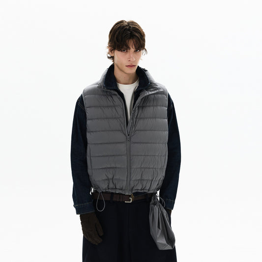 RT No. 50416 RIBBED COLLAR VEST JACKET