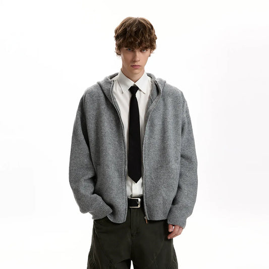 RT No. 40609 OKANE KNITWEAR ZIPPER HOODIE