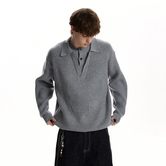 RT No. 59064 KNITWEAR TWO PIECE V-NECK SWEATER