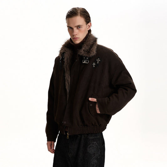 RT No. 58001 CROSS PATCH WOLF JACKET