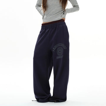 RT No. 31022 GRAPHIC BAGGY STRAIGHT SWEATPANTS