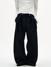 RT No. 32808 PLEATED STRIPED SCIMITAR SUIT PANTS