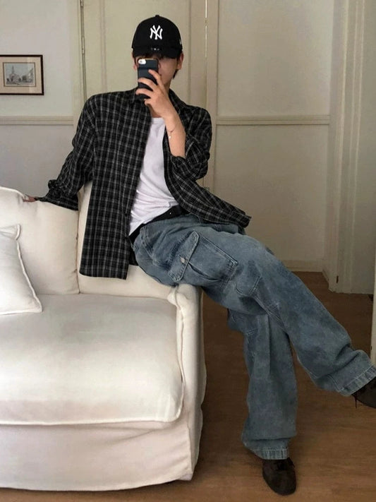 RT No. 29505 WASHED CARGO DENIM JEANS