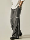 RT No. 11650 STRIPED PARACHUTE SPORT STRAIGHT PANTS