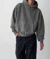 RT No. 1205 CROP PULLOVER HOODIE