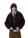 RT No. 32109 BROWN CORDUROY ZIP JACKET