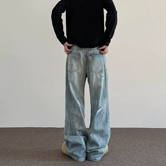 RT No. 40825 PAINT STRAIGHT DENIM JEANS