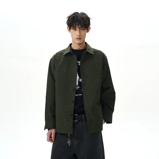 RT No. 40522 PLAID BUTTON UP SHIRT