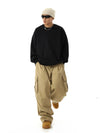 RT No. 11276 WIDE STRAIGHT BAGGY CARGO PANTS