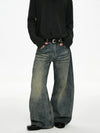 RT No. 50005 WHISKER WASH DENIM JEANS