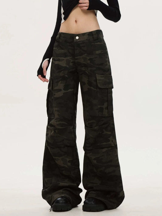 RTK (W) No. 540 CAMO FLARED PANTS