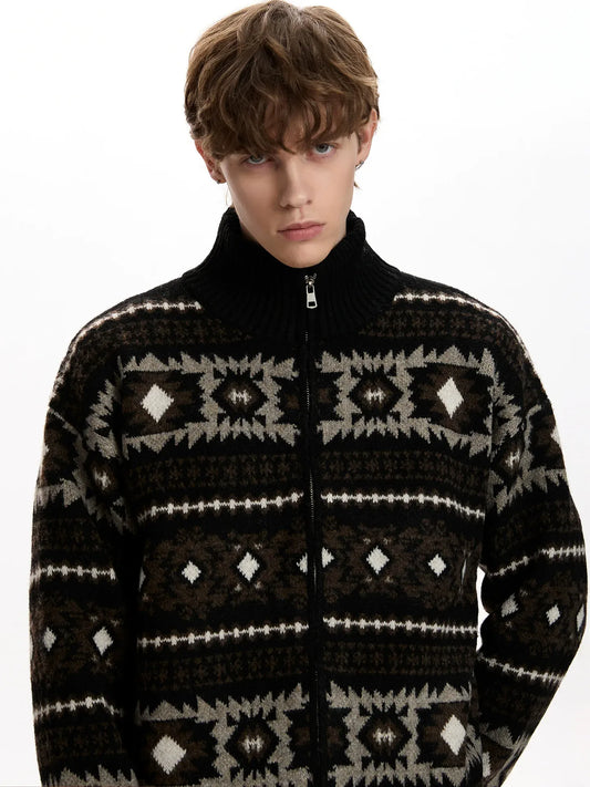 RT No. 50113 KNITWEAR MOCK NECK SWEATER