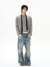 RT No. 12155 DISTRESSED DENIM STRAIGHT JEANS