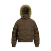 RT No. 32515 FUR HOODED PUFFER JACKET