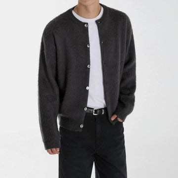 RT No. 32614 DARK GRAY KNITWEAR CARDIGAN