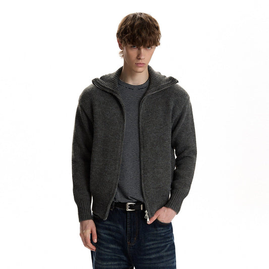 RT No. 59078 KNITWEAR TURTLENECK ZIPPER SWEATER