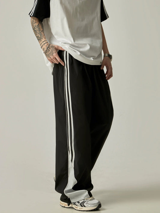 RT No. 11278 STRIPED STRAIGHT SPORT PANTS