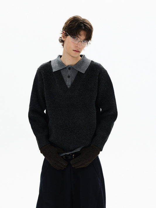 RT No. 50408 KNITWEAR TWO PIECE SWEATER