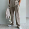 RT No. 11931 PLEATED SLEEVELESS SHIRT & WIDE DRAWSTRING PANTS