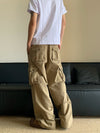 RT No. 11601 KHAKI CARGO STRAIGHT PANTS