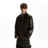 RT No. 40785 OKANE COLLAR LEATHER JACKET