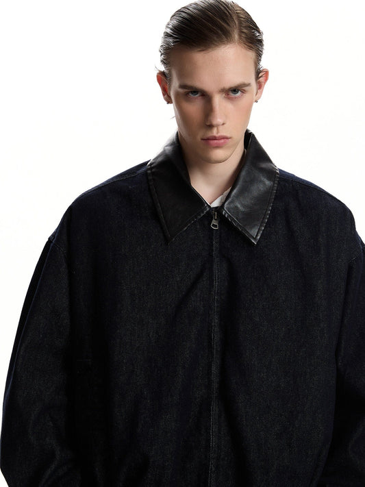 RT No. 59052 SILHOUETTE ZIPPER DENIM JACKET