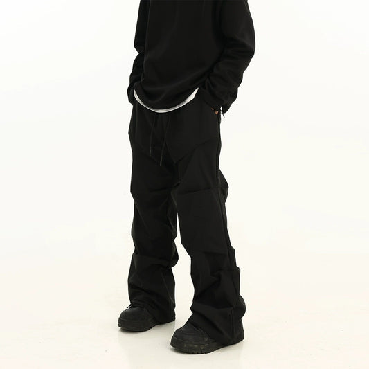 RT No. 10254 BAGGY FOLDED STRAIGHT PANTS