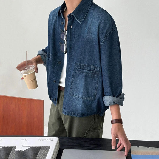 RT No. 29052 DENIM BUTTON-UP SHIRT