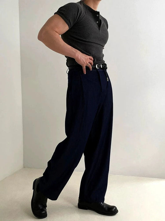 RT No. 19011 SLIM HERNY COLLAR SHORT SLEEVE