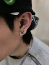 THREE STAR EARRING STUD