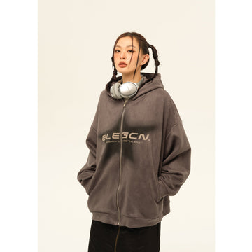 RTK (W) No. 3178 STAR GRAPHIC ZIP-UP HOODIE