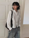 RT No. 25003 WHITE BUTTON-UP SHIRT