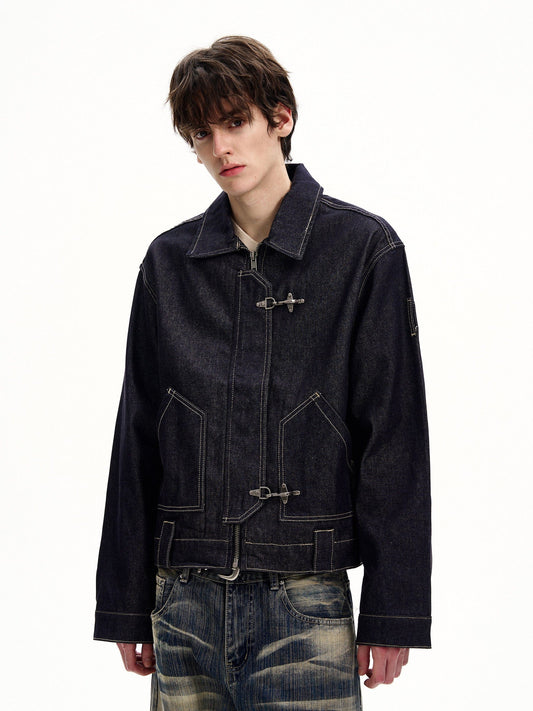 RT No. 50510 KNIGHT BUCKLE DENIM JACKET