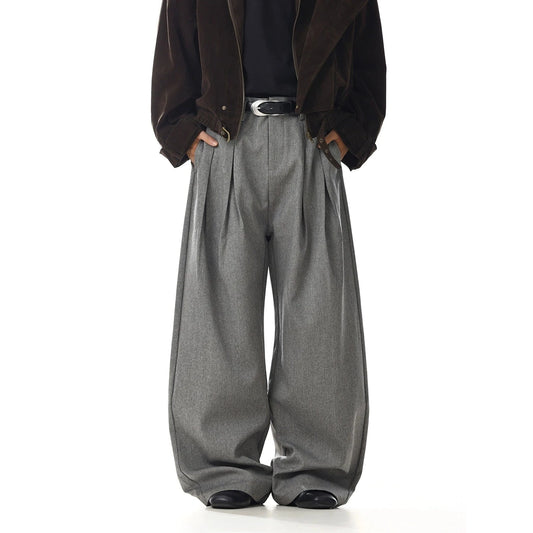 RT No. 32736 PLEATED STRAIGHT SUIT PANTS