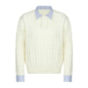 RT No. 50013 KNITWEAR TWO-PIECE SHIRT SWEATER