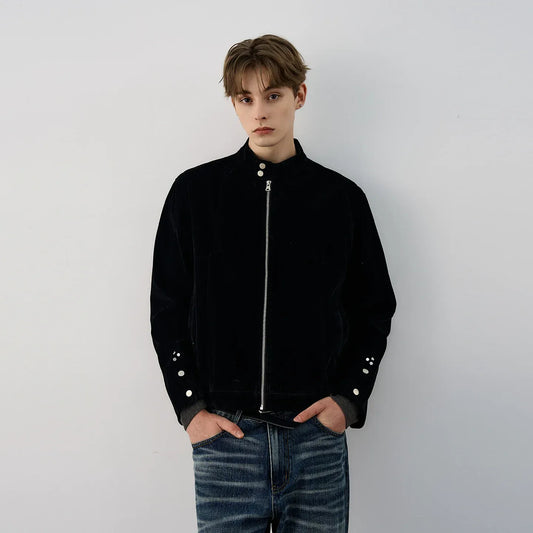 RT No. 40788 SUEDE BIKER JACKET