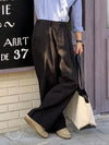RT No. 32070 PLEATED WIDE STRAIGHT PANTS