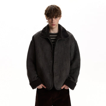 RT No. 59036 SUEDE SHEARLING JACKET